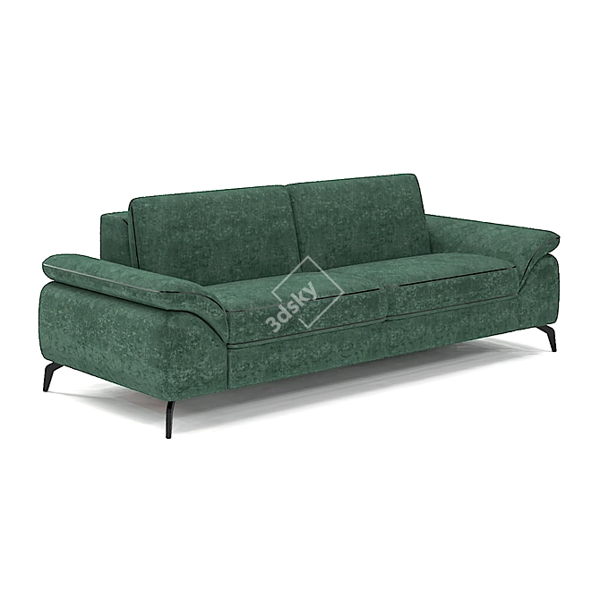 Luxury Belgian Sofa: Logan 3D model image 3