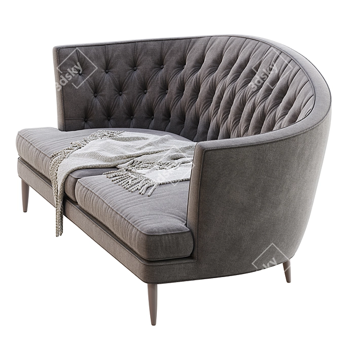 Luxurious Busnelli Tresor Sofa - Exquisite Comfort & Elegance 3D model image 2