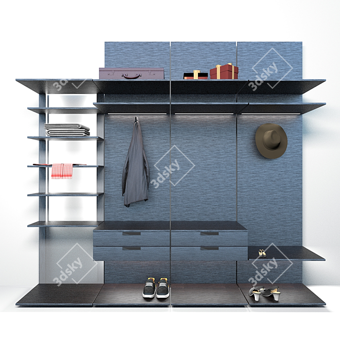 Elevate Your Space: Premium Wardrobe 3D model image 1