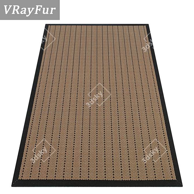 High-Quality Carpet Set 3D 3D model image 2