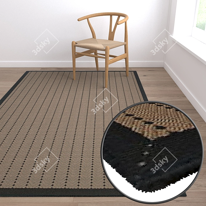 High-Quality Carpet Set 3D 3D model image 5