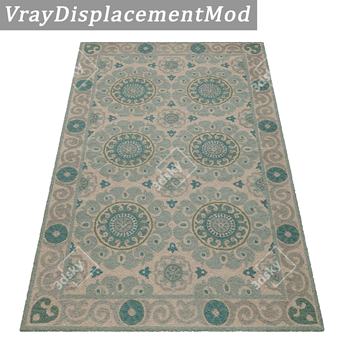 Premium Carpets Set 790 3D model image 3