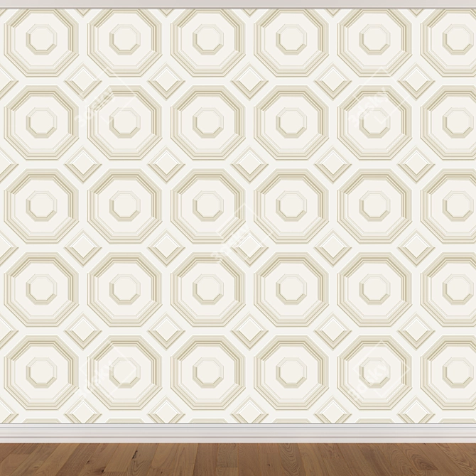 Versatile Wallpaper Set: 3 Seamless Textures
Modern Wallpaper Trio: 3 Color Options
Elegant Wallpaper Bundle: 3 3D model image 2