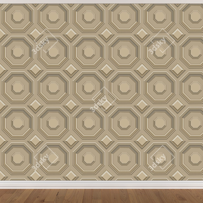 Versatile Wallpaper Set: 3 Seamless Textures
Modern Wallpaper Trio: 3 Color Options
Elegant Wallpaper Bundle: 3 3D model image 3