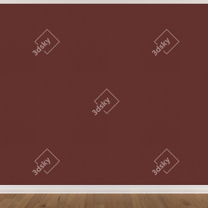 3D Seamless Wallpaper Set (3 Colors) 3D model image 2