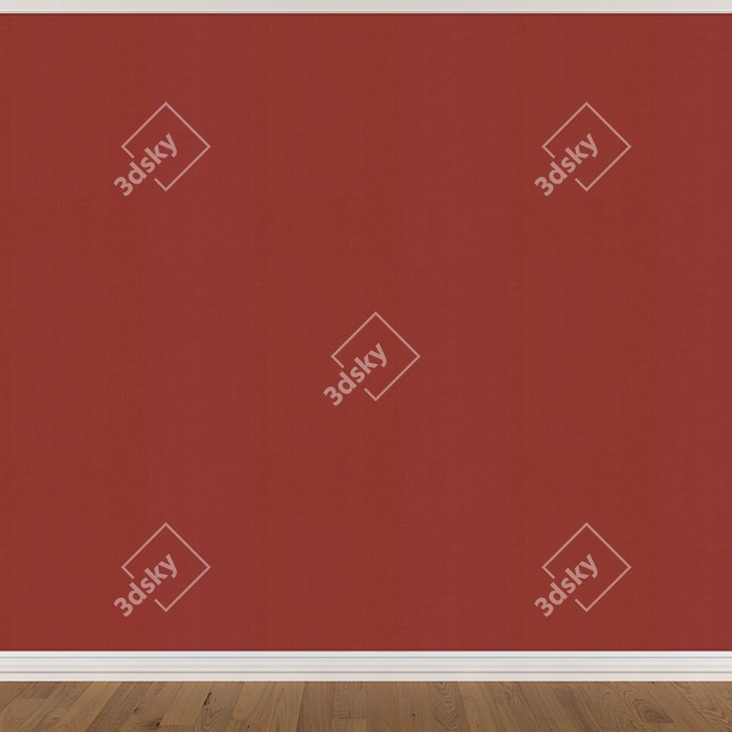 Seamless Wallpaper Set - 3 Colors 3D model image 4