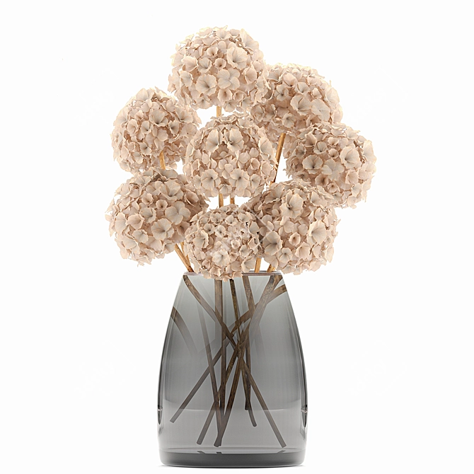 Title: Ethereal Hydrangea Bouquet 3D model image 4