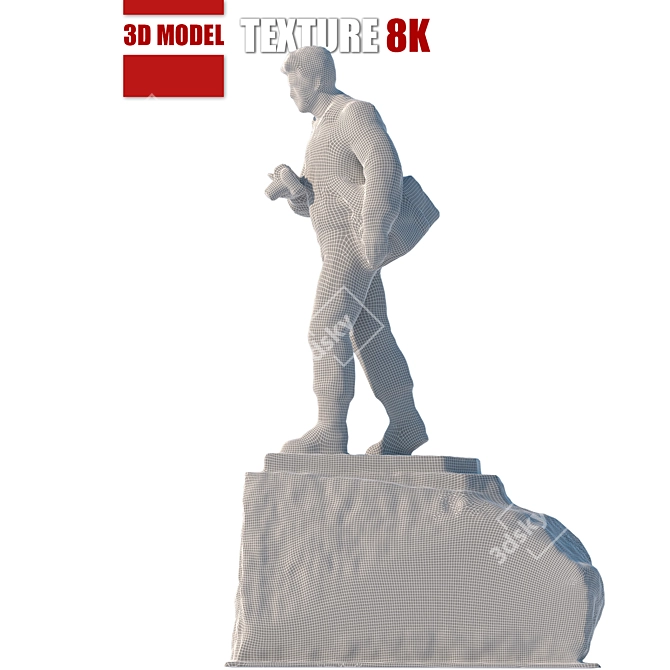 Sculpture Photographer Efremov 3D model image 4