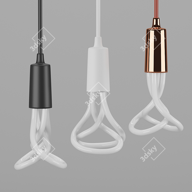 Plumen LED Bulb & Pendant Set 3D model image 5