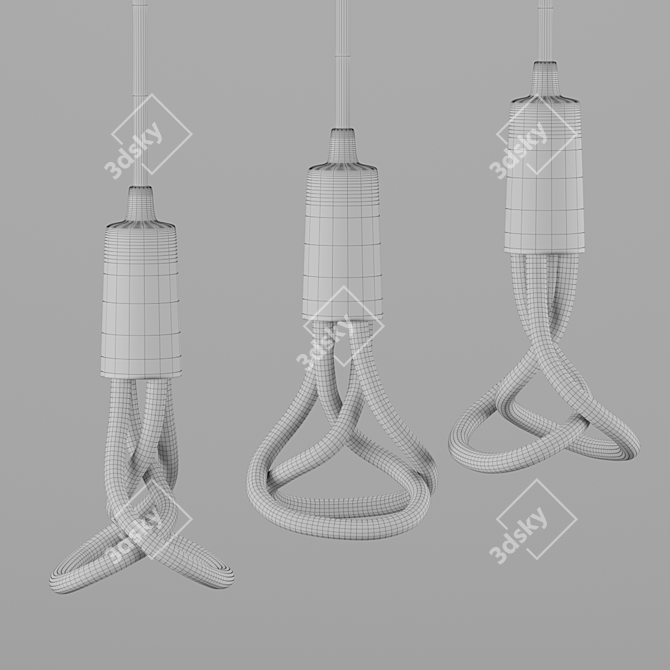 Plumen LED Bulb & Pendant Set 3D model image 6