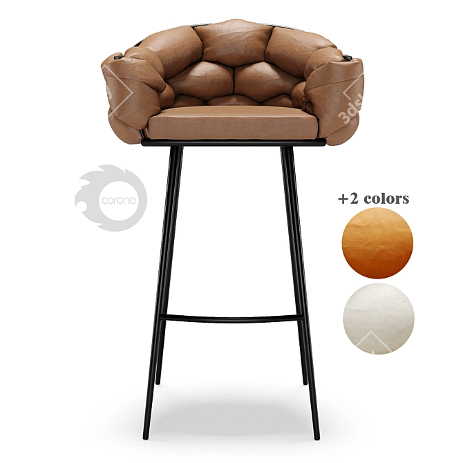 Modern Loft Bar Chair - 30461/30462/30463 Model 3D model image 1
