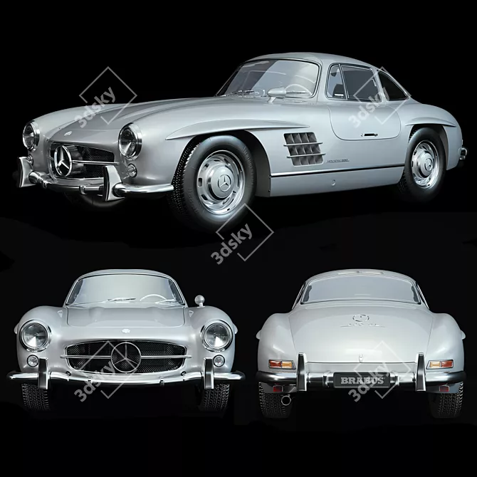 2011 Mercedes-Benz 300 SL Coupe 3D model image 1