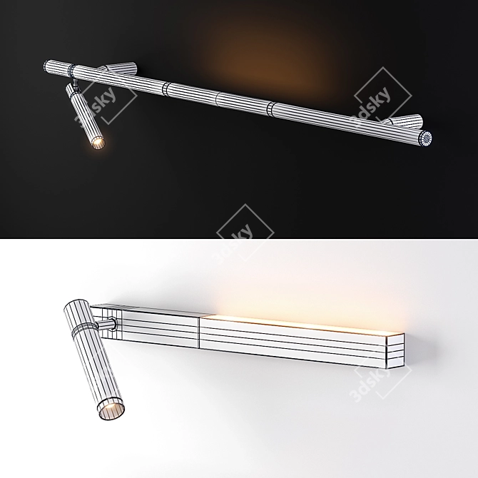 Chors LED Wall Lamps - Stylish Illumination Solution 3D model image 5
