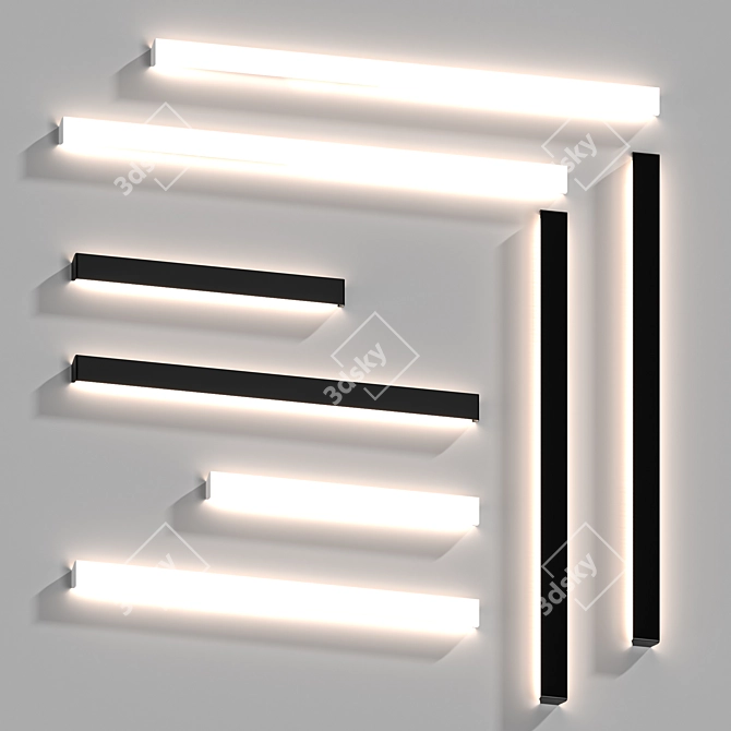 Versatile Sconce Stick: Multiple Sizes & Modern Design 3D model image 4