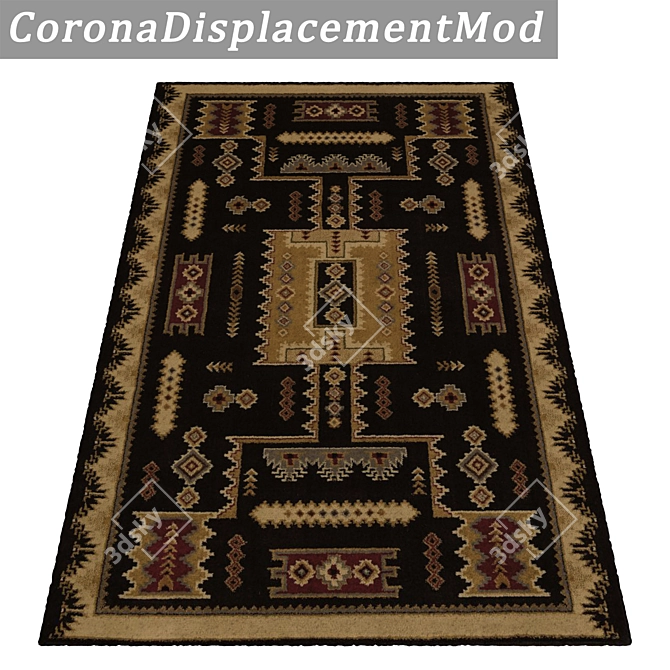 Luxury Carpet Set: High-Quality Textures 3D model image 4