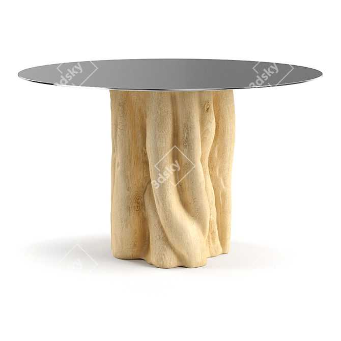 Elegant Brick Gervasoni Dining Table 3D model image 2