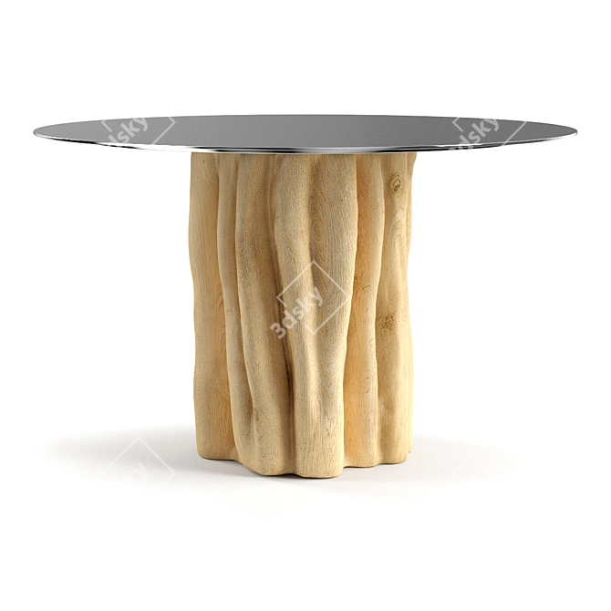 Elegant Brick Gervasoni Dining Table 3D model image 3