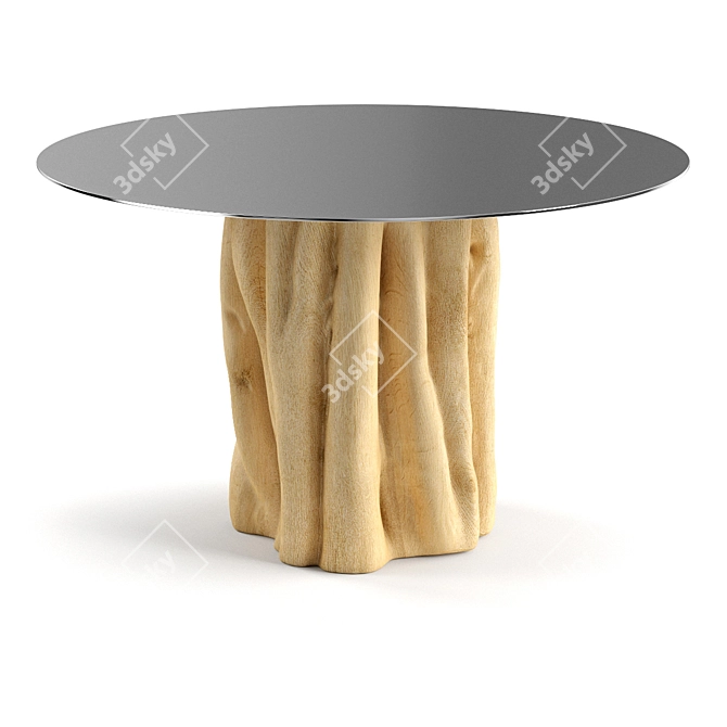 Elegant Brick Gervasoni Dining Table 3D model image 4