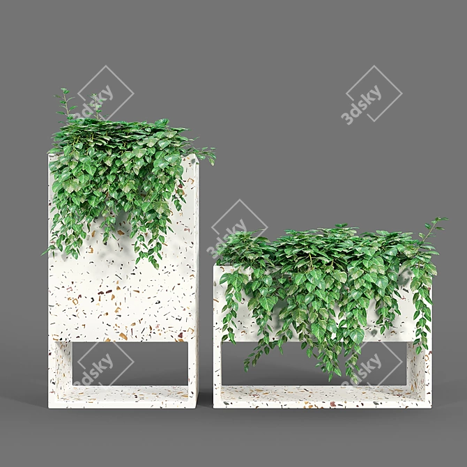 Fauna Small Planter for Outdoors 3D model image 3