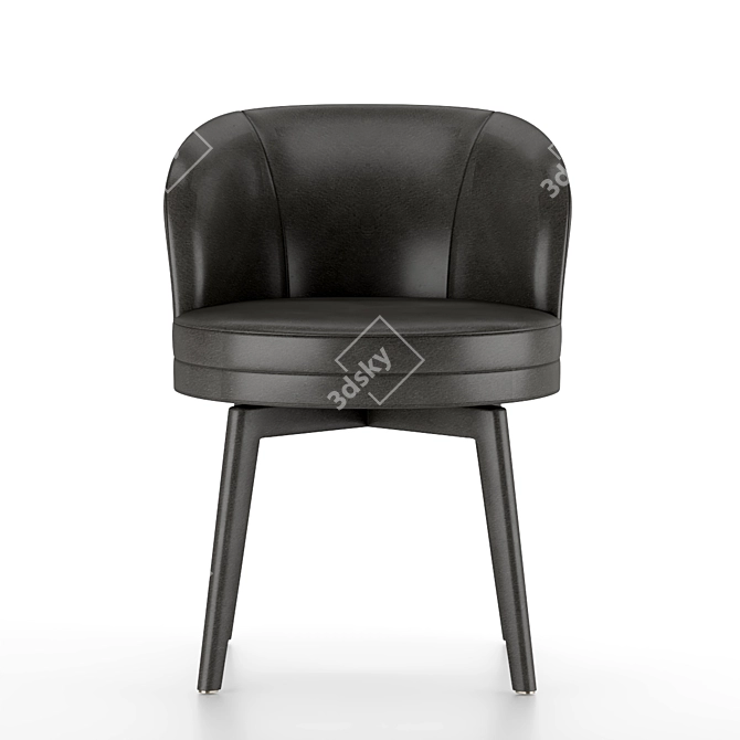 Elegant Fendi Doyle Chair 3D model image 1