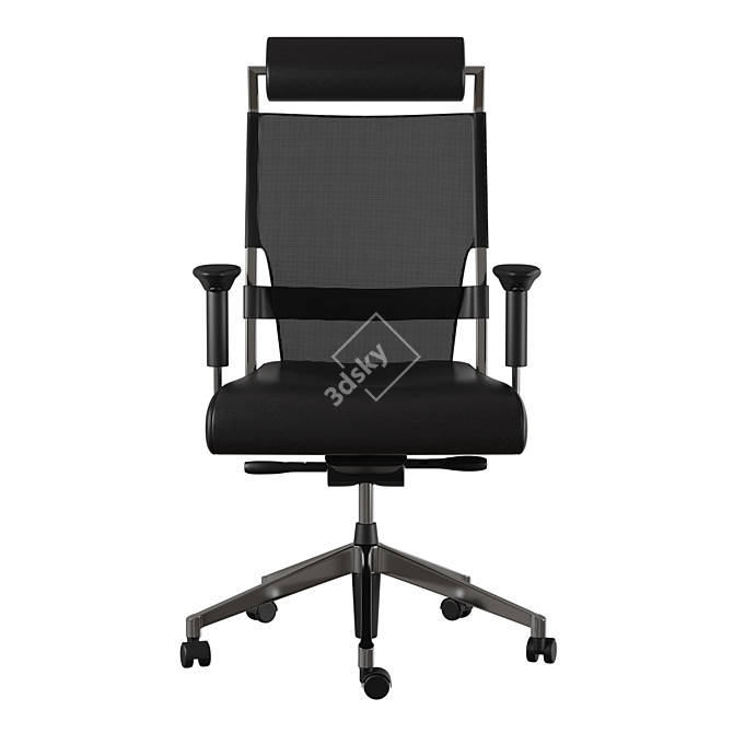 ErgoMesh Swivel Chair 3D model image 2