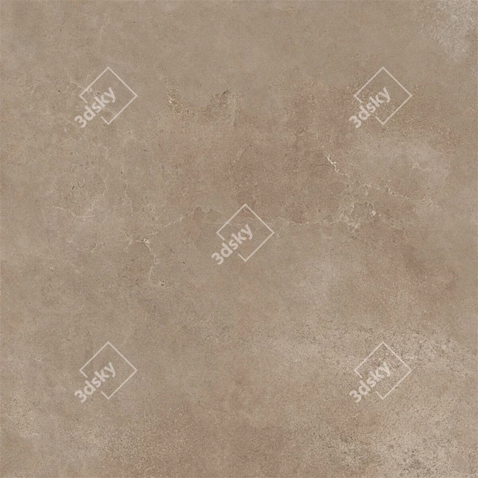 Trendy Taupe Concrete Wall Tiles 3D model image 5