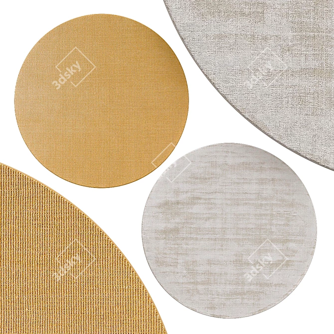 Archived Circle Rugs | Texture-rich 3D model image 1