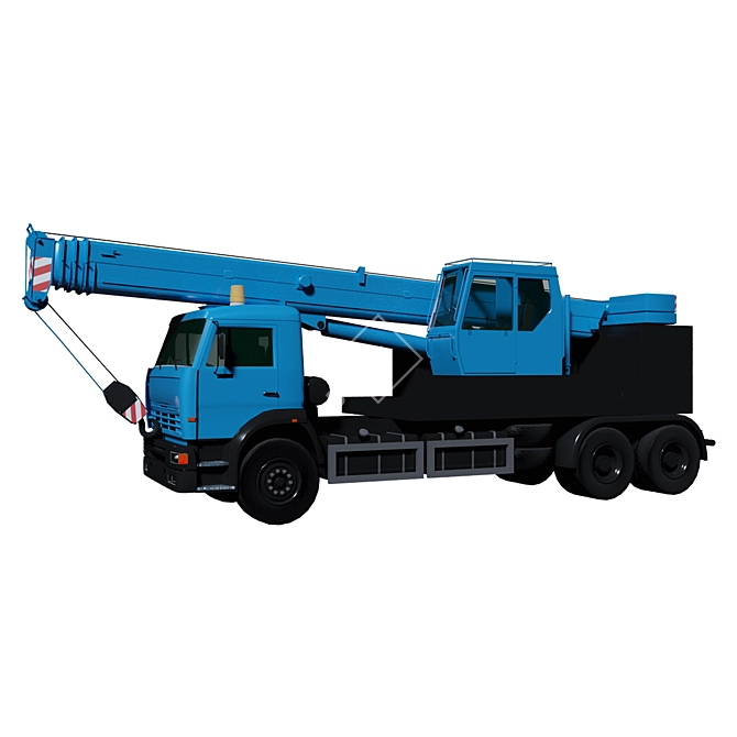 Truck Mounted Crane 3D model image 2