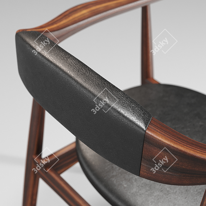 Elegant Garbo Dining Chair: Polys 30.592, Verts 30.612 3D model image 4