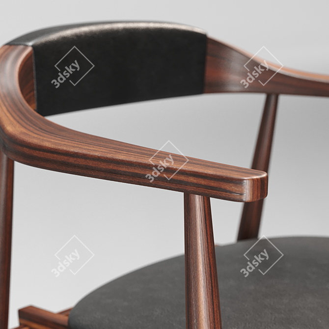 Elegant Garbo Dining Chair: Polys 30.592, Verts 30.612 3D model image 8