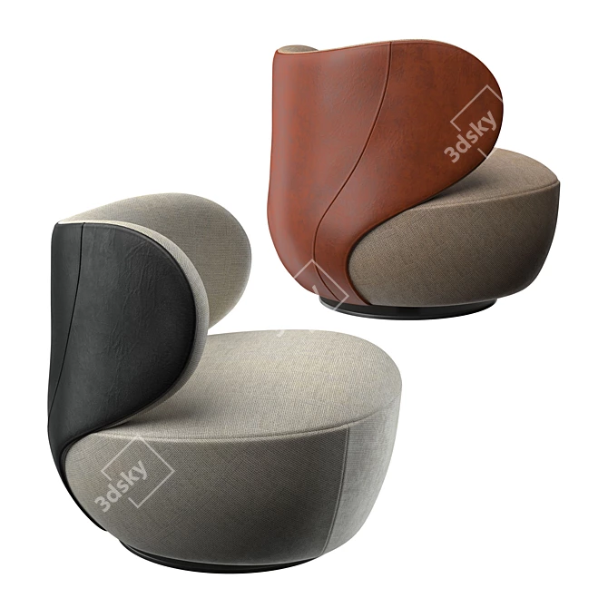 Walter Knoll Bao 207-10 C: Sleek Modern Design 3D model image 1