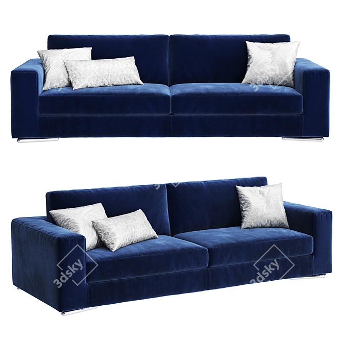 Modern Comfort: Confort Line KARMA Sofa 3D model image 1