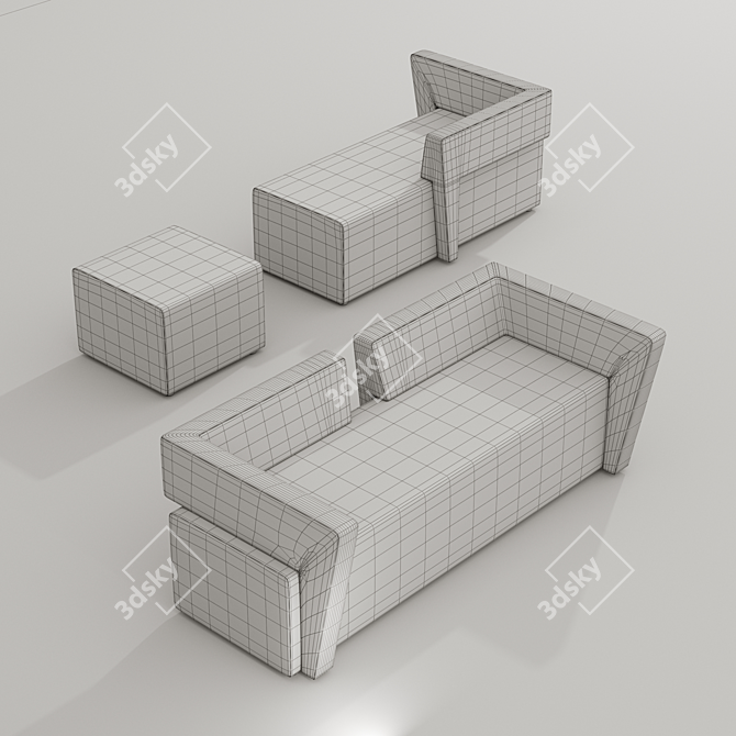 Joker Modular Sofa Set 3D model image 3