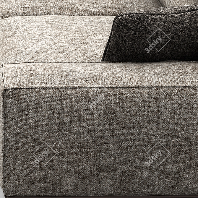 KENDO Corner Sectional Sofa | Natuzzi 3D model image 4