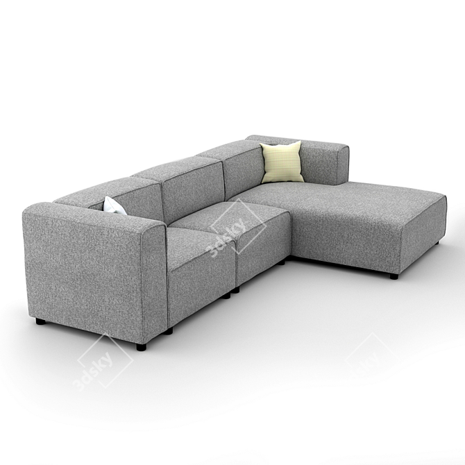 Modern BoConcept Carmo Sofa 3D model image 3