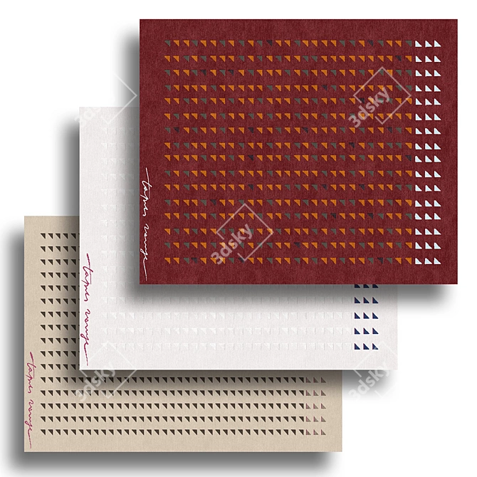 Elegant Sellero Tapis Rouge 3D model image 2