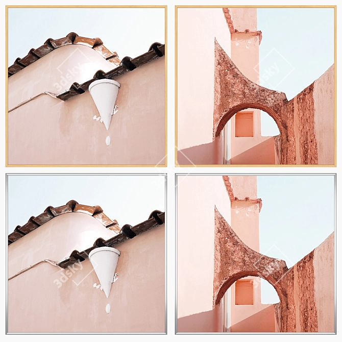 Elegant Wall Art Set 3D model image 3