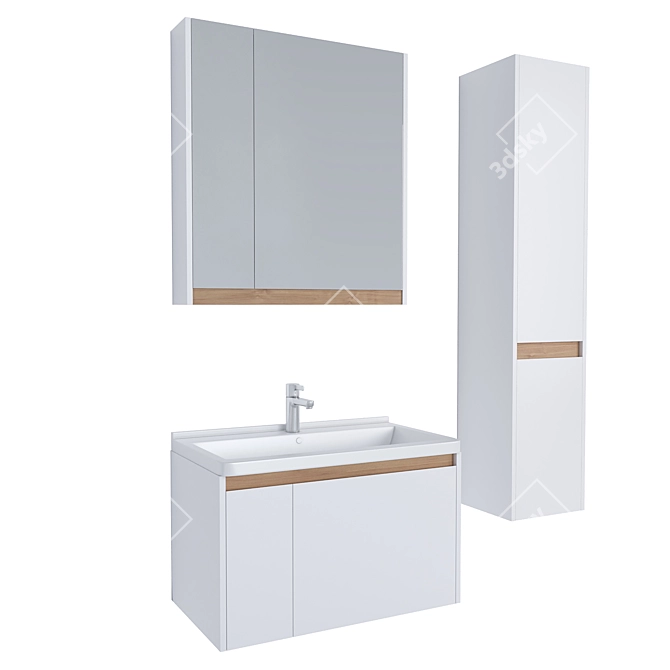 Modern bathroom furniture STWORKI 3D model image 1