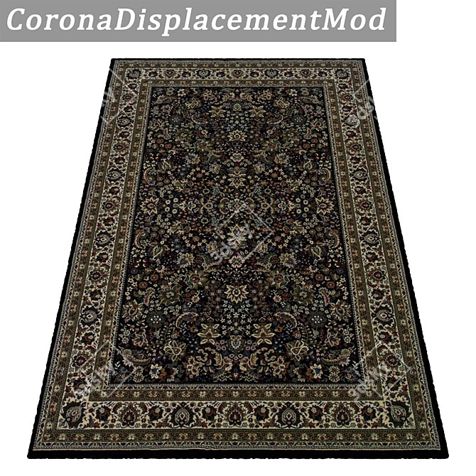 Title: High-Quality Carpet Set 3D model image 4