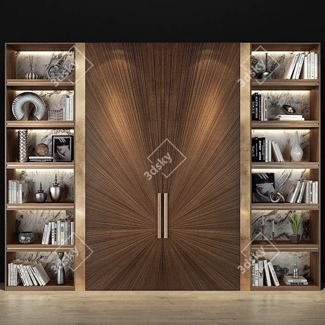 Stylish Cabinet by Studia 54 3D model image 1