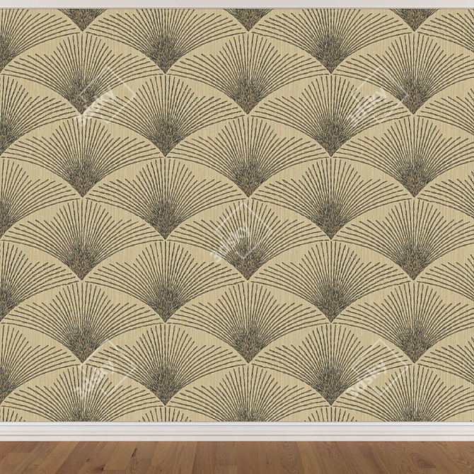 Seamless Wallpaper Set - 3 Colors 3D model image 2