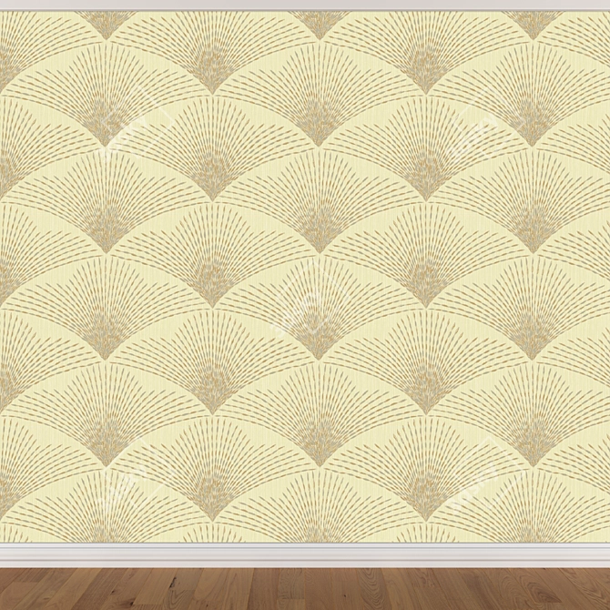 Seamless Wallpaper Set - 3 Colors 3D model image 3