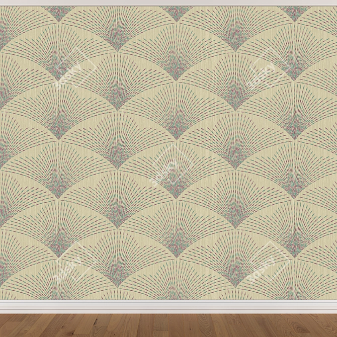 Seamless Wallpaper Set - 3 Colors 3D model image 4