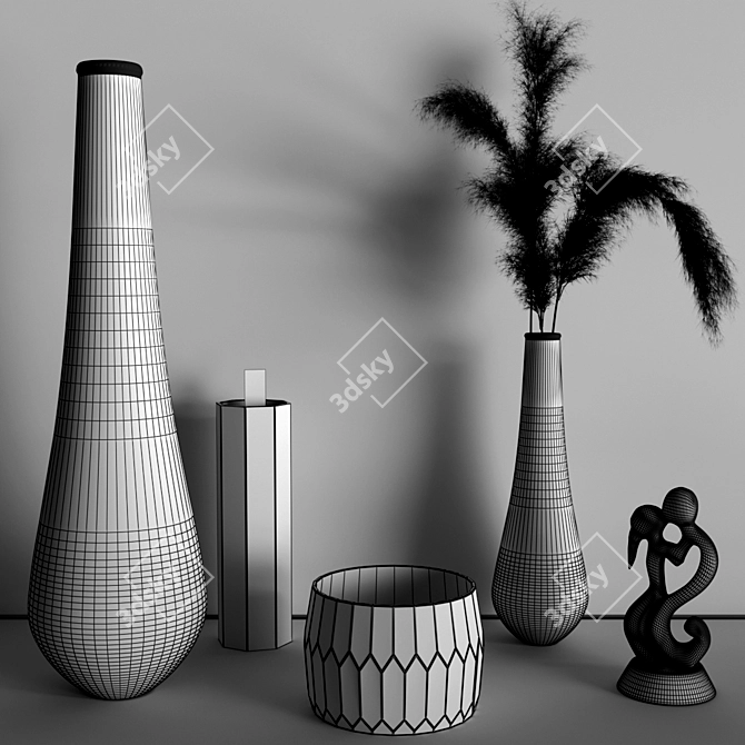 Elegant Decor Set: 824,193 Polys 3D model image 2