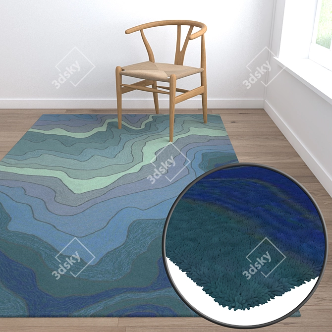 Luxury Carpets Set 810 3D model image 5