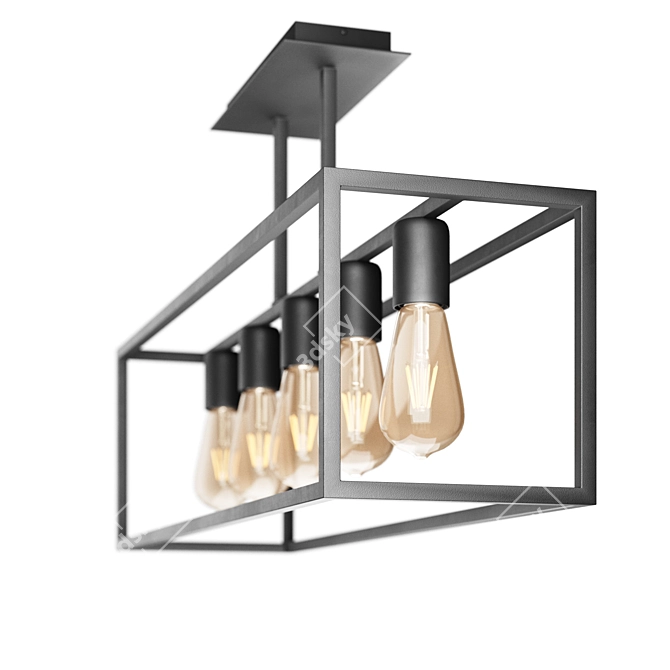 Modern Nowodvorski CRATE Pendant Light 3D model image 2