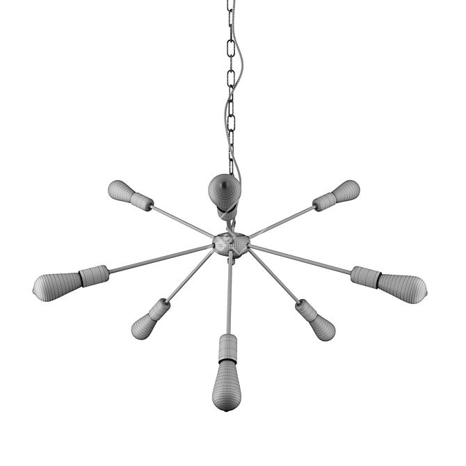 Modern Minimalist Nowodvorski ROD Pendant 3D model image 3