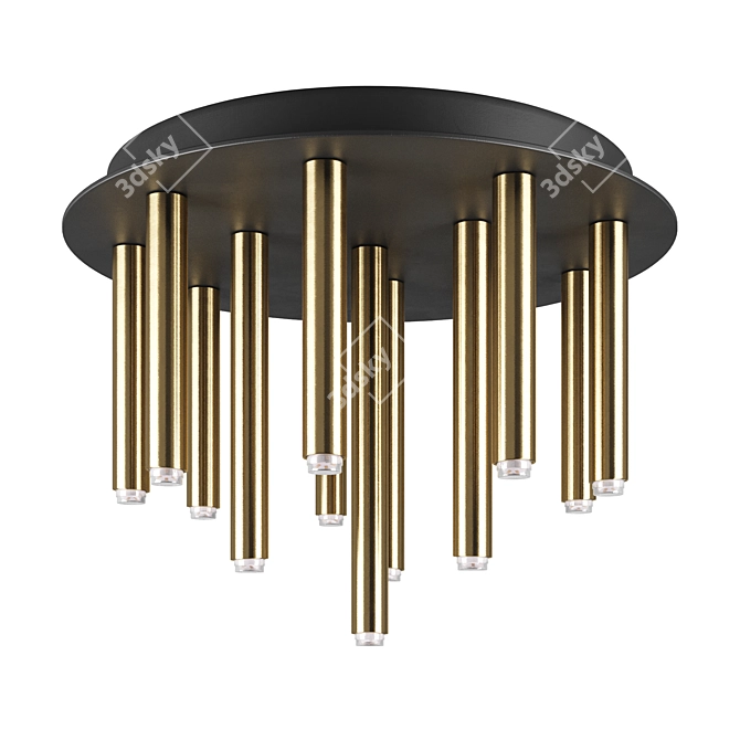 Modern Stalactite XIII Pendant Light 3D model image 1