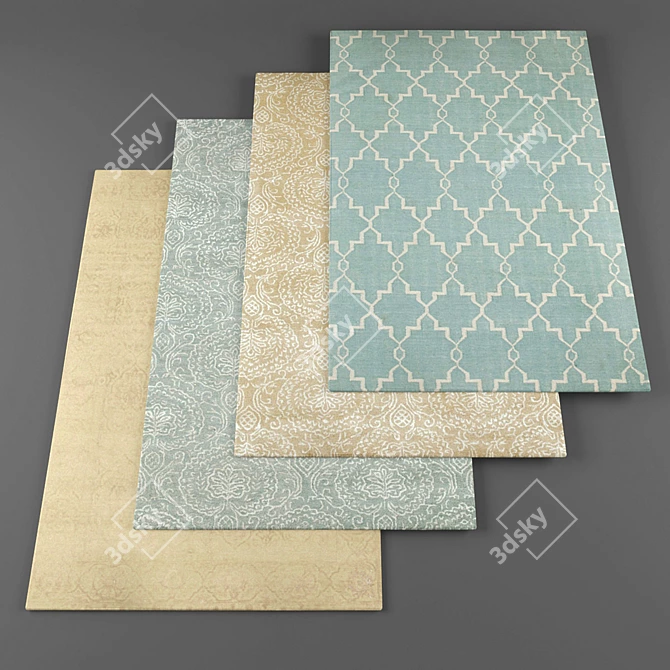 Elegant Jaipur Rugs Collection 3D model image 1