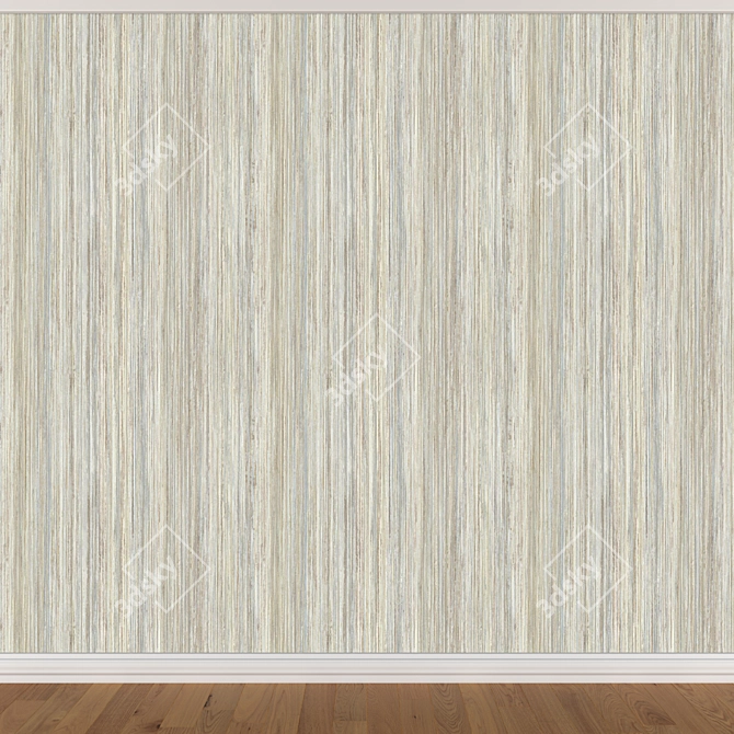 Seamless Wallpaper Set - 3 Colors 3D model image 2